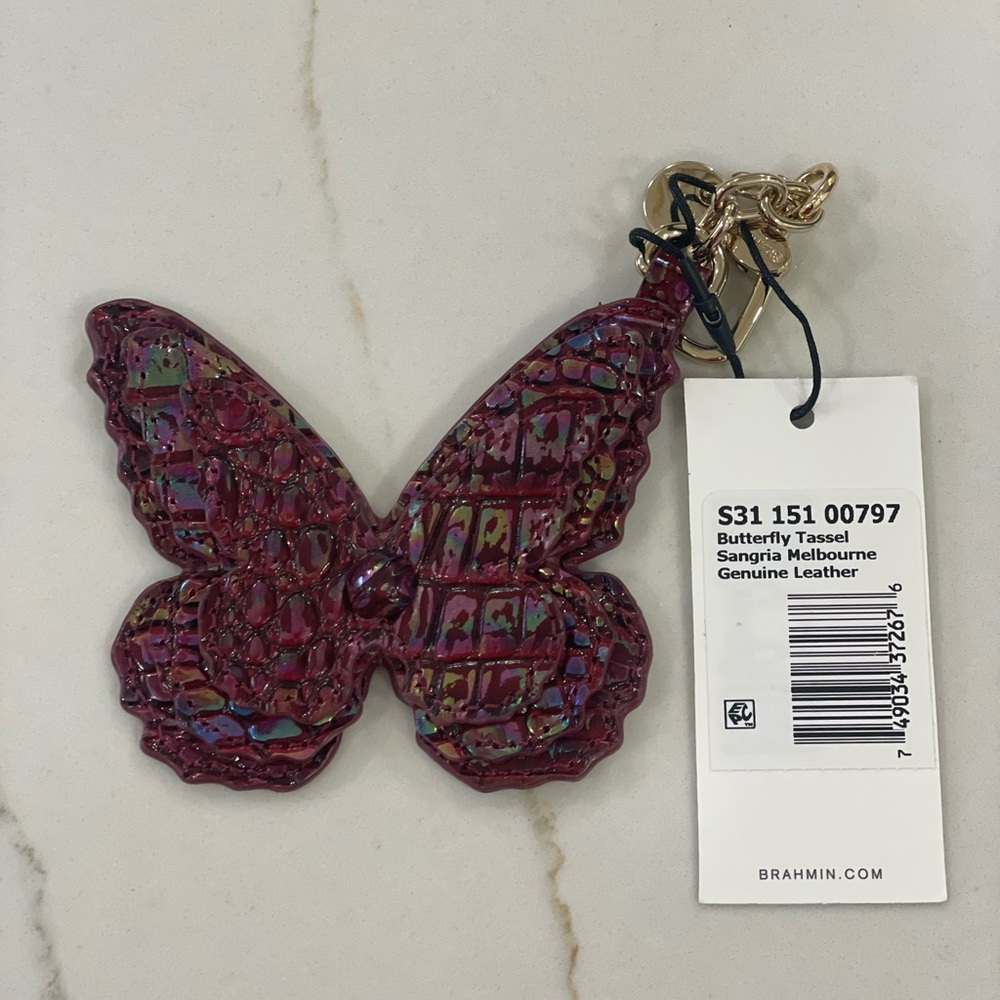 Brahmin Sangria Melbourne Butterfly Tassel
